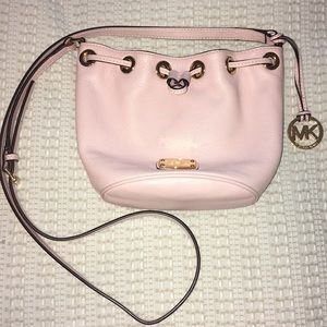 Pink Michael Kors cross body purse